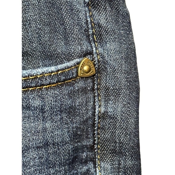 KUT FROM THE KLOTH Size 2 Dark Wash Jeans Style #KP494MS1 Straight Leg Mid Rise - Picture 5 of 12